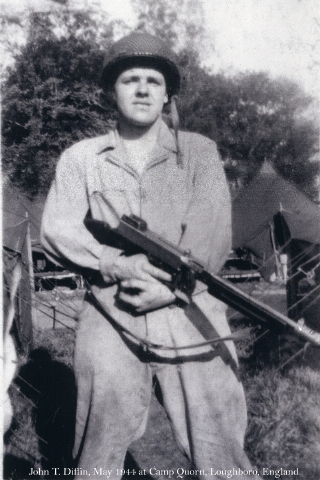 John T. Diffin, May 1944 at Camp Quorn,  England